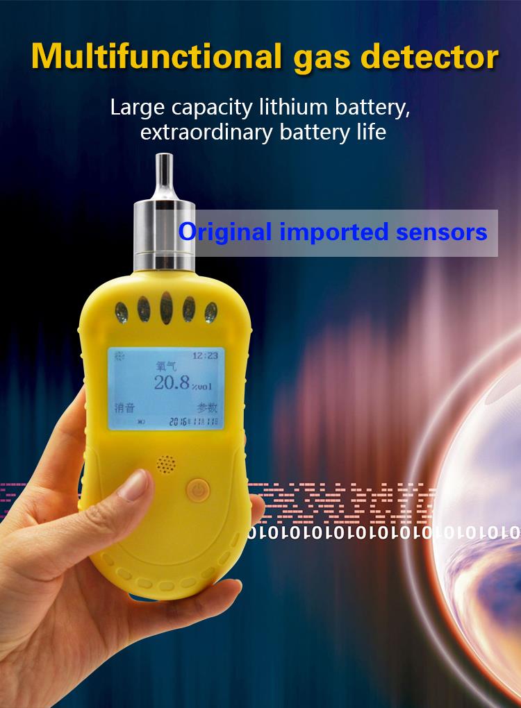 Pòtab ponp aspiration Single Detektè gaz